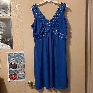 Blue dress